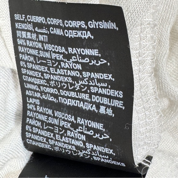 Y2K Bebe Striped Faux Wrap High Low Maxi Dress Sundress White Black Small - Picture 11 of 12